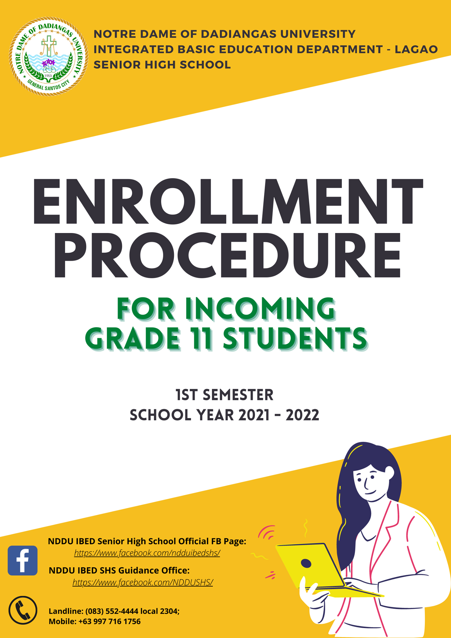 ENROLL NOW | INCOMING GRADE 11 SENIOR HIGH SCHOOL – Notre Dame of ...