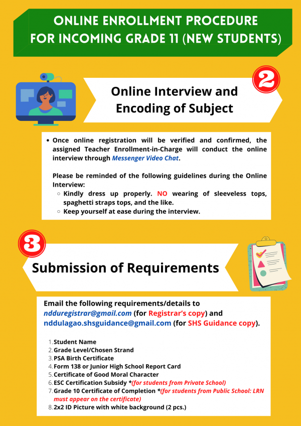 ENROLL NOW | INCOMING GRADE 11 SENIOR HIGH SCHOOL – Notre Dame of ...